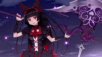 Gate Jieitai Kanochi Nite Kaku Tatakaeri, Rory Mercury, Smile, Lolita-inspired HD wallpaper