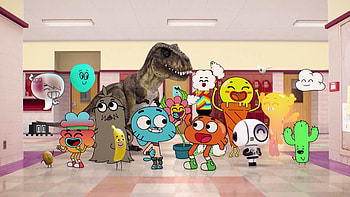 The Amazing World of Gumball - Gumball and Darwin Watterson Adventure Scene, TV Show, The Amazing World of Gumball, Gumball Watterson, Darwin Watterson HD wallpaper