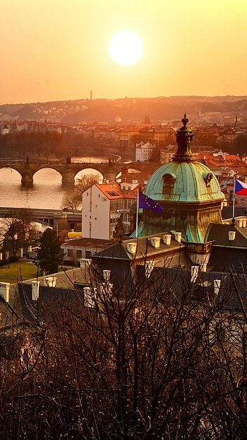 Prague travels, , Stunning cityscape, Retina HD phone wallpaper