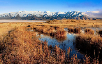 Nature, Mountains, Autumn, Vertex, Lake, Vegetation, Tops HD wallpaper
