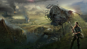 Post-apocalypse, Dystopian future, Humanity's last hope, Survival instinct HD wallpaper