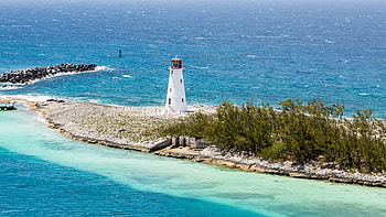 Lighthouse Point, sea, lighthouse, nature, Firefox Persona theme, beach HD wallpaper