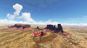 Monument Valley, Arizona-Utah border, Scenic beauty for MSFS, Desert landscapes HD wallpaper