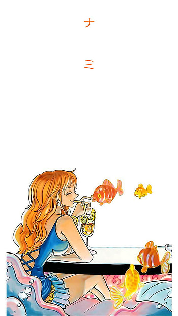 Nami, Anime, Fish, One Piece, Manga HD phone wallpaper