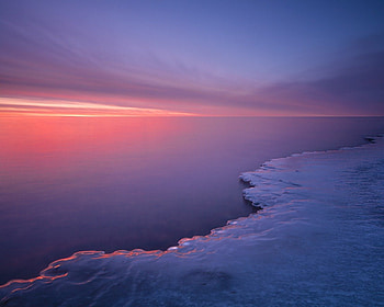 Sunset, sea, clouds, sky HD wallpaper