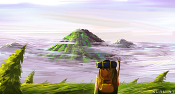 Nature, Art, Mountains, Journey, Tourist HD wallpaper