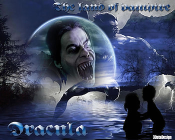 Dracula, scary, abstract, fantasy, horror, popular HD wallpaper