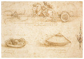 Military machines, Leonardo da Vinci HD wallpaper