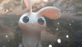 Looney Tunes Cartoon, rabbit, artist, digital-art HD wallpaper