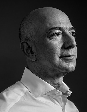 Monochrome, Jeff Bezos HD phone wallpaper