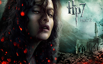 Bellatrix Lestrange, Official , Deathly Hallows Part II HD wallpaper