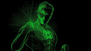 Lines art, green lantern, art HD wallpaper