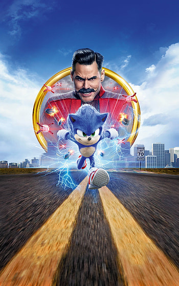 Jim Carrey, Movie Sonic the Hedgehog HD phone wallpaper