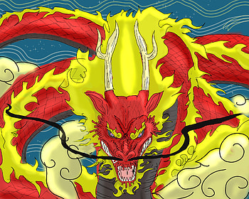 DRAGON, One Piece HD wallpaper