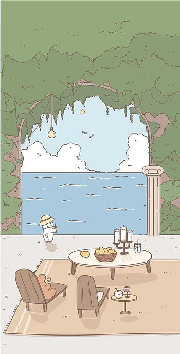 Sea, art, world, organism, cartoon HD phone wallpaper