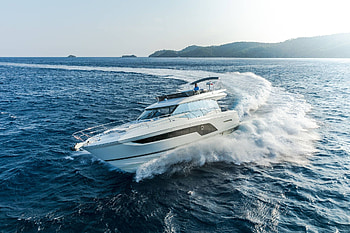 Prestige 590 Flybridge, Yacht HD wallpaper