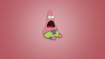 Patrick Star, SpongeBob SquarePants, , Cartoon backgrounds HD wallpaper