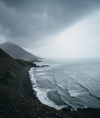 Nature, Stones, Pebble, Sea, Rocks, Fog, Ocean HD phone wallpaper