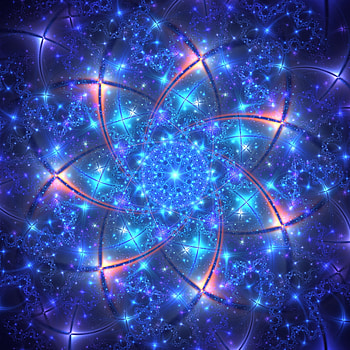 Abstract, Bright, Fractal, Glow, Star HD phone wallpaper