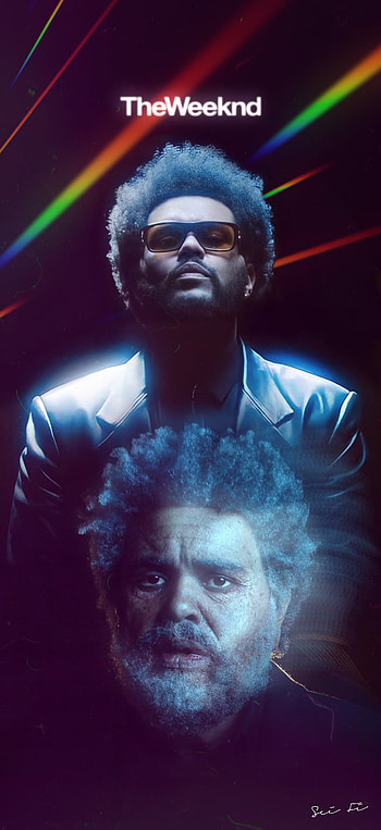 weeknd, glass, black, retro HD phone wallpaper