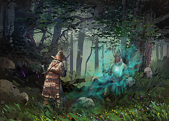 Guardian of the forest, fantasy, wizard HD wallpaper