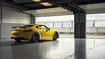 Porsche Cayman GT4 Sports, porsche-cayman, porsche, cars, yellow HD wallpaper