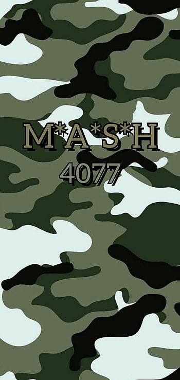 Mash, green, military, camo, funny HD phone wallpaper