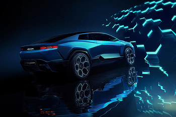 vehicle, Lamborghini Lanzador HD wallpaper