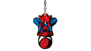 Spiderman Illustration Minimalist , spiderman, superheroes, illustration, digital-art, behance HD wallpaper