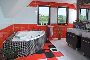 Interior, Miscellanea, Miscellaneous, House, Design, Room, Style, Bathroom HD wallpaper