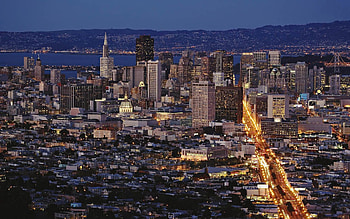 Cities, Usa, Building, Horizon, Shine, Light, Construction, United States, California, San Francisco HD wallpaper