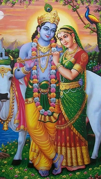 Radha Krishna , Couple HD phone wallpaper