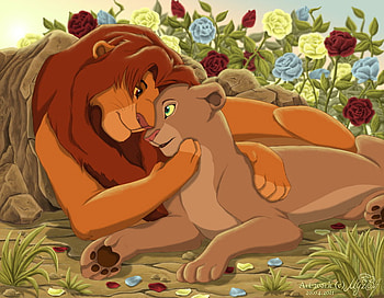 Nala,And,Simba,The, Lion,King, and, simba, king, the, nala, lion HD wallpaper