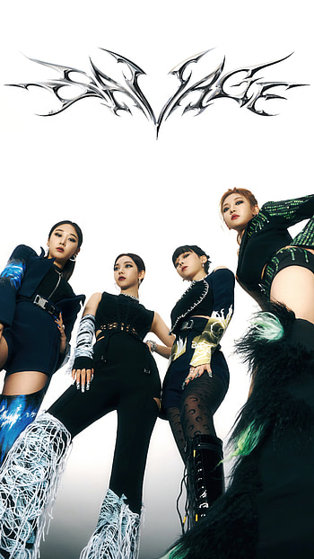 Aespa, K-pop group, Savage HD phone wallpaper