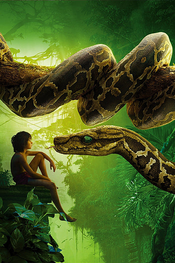The Jungle Book (Movie), Mowgli and Kaa, Cinematic , Best movie HD phone wallpaper