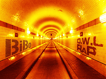BiBo Tunnel, 3d and cg, abstract HD wallpaper