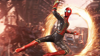 Iron Spider Coming Out Of Loop , spiderman, superheroes, artist, artwork, digital-art HD wallpaper