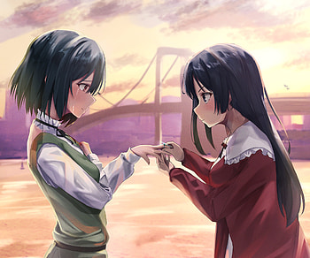 Shioriko Mifune & Setsuna Yuki, Setsuna Yuki, Shioriko Mifune, Anime, Love Live! Nijigasaki High School Idol Club HD wallpaper