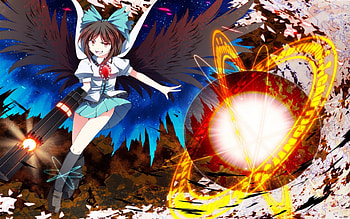 Reiuji Utsuho 2012 New Wall, classic, girl, beauty, anime, touhou, game, wall, reimu, new HD wallpaper