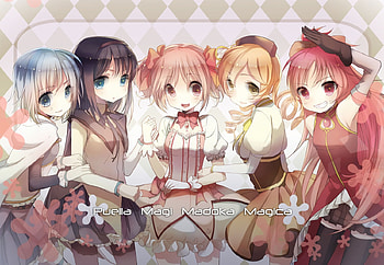Mahou_Shojou_Modoka_Magica, magica, mahou, shojou, modoka HD wallpaper