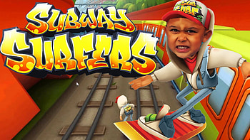 Subway Surfers (iOS/Android) MINI ME shows us how to surf in the subway Lets play Gameplay - YouTube HD wallpaper