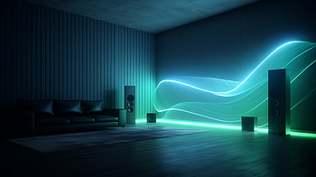 Futuristic Neon Room, futuristic, neon, man made, room HD wallpaper
