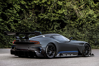 Rear view, Aston Martin Vulcan, supercar HD wallpaper