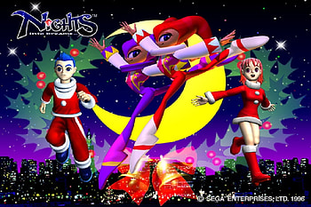 Peaceful Night Christmas, blue, cresent moon, bows, bells, holly, purple, pink, nightime, christmas, red, video games, male, nights, female HD wallpaper