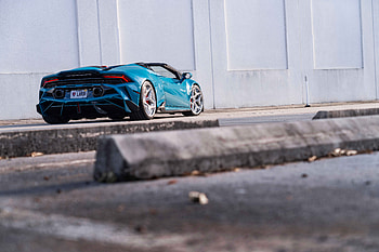 Lamborghini Huracan EVO — Teal Street Beast, Car HD wallpaper