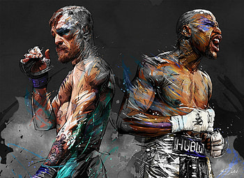 Digital art, Floyd Mayweather HD wallpaper