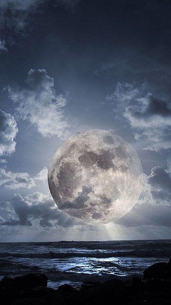 Moon Light, Moon Sky HD phone wallpaper