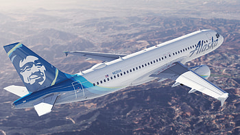 Alaska Airlines, Flight Factor pack, A320 aircraft, Threshold HD wallpaper