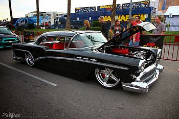 Slammed Classic Buick, Chrome, Classic, GM, Bagged HD wallpaper