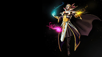 Invoker, Dota 2, Hero , Battle arena HD wallpaper